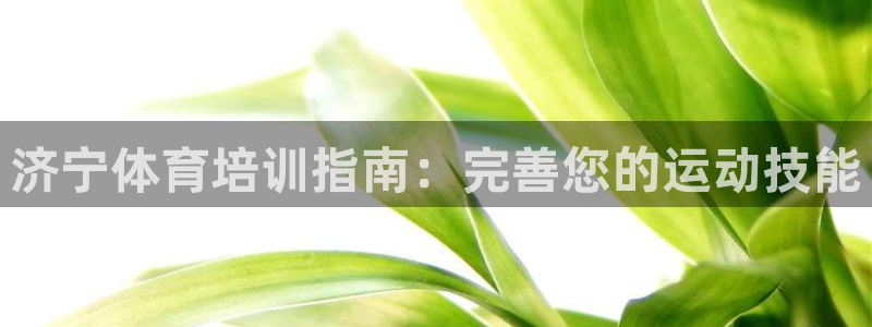 极悦娱乐负责人：济宁体育培训指南：完善您的运动技能