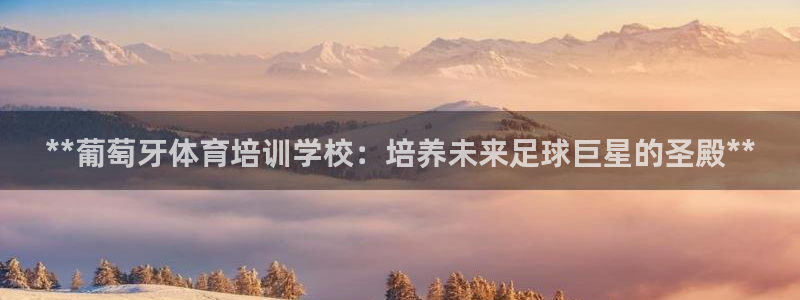 极悦平台用户评价与反馈：**葡萄牙体育培训学校：培养