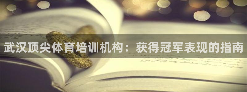 极悦平台股东名单：武汉顶尖体育培训机构：获得冠军表现
