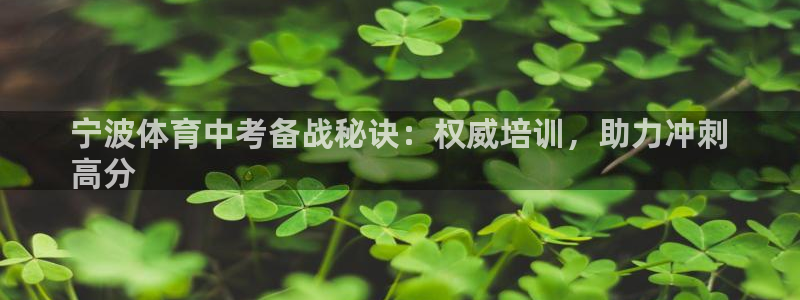 加盟极悦教育：宁波体育中考备战秘诀：权威培训，助力冲