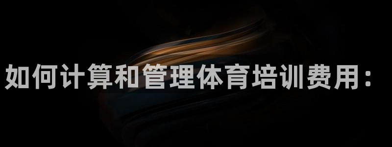 极悦平台注册用户名生成器：如何计算和管理体育培训费用