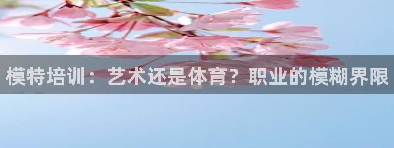 极悦平台登录不进去怎么回事儿：模特培训：艺术还是体育
