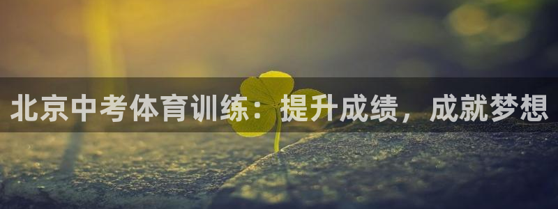 极悦平台网址皮皮虾下载：北京中考体育训练：提升成绩，