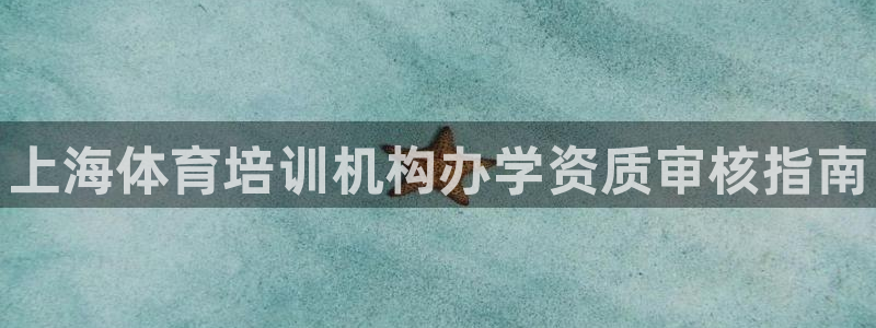 极悦娱乐代理多少钱一个：上海体育培训机构办学资质审核指南