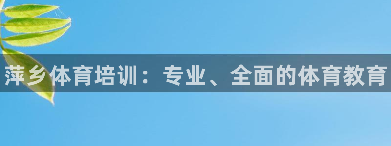 极悦平台官方网站是什么：萍乡体育培训：专业、全面的体