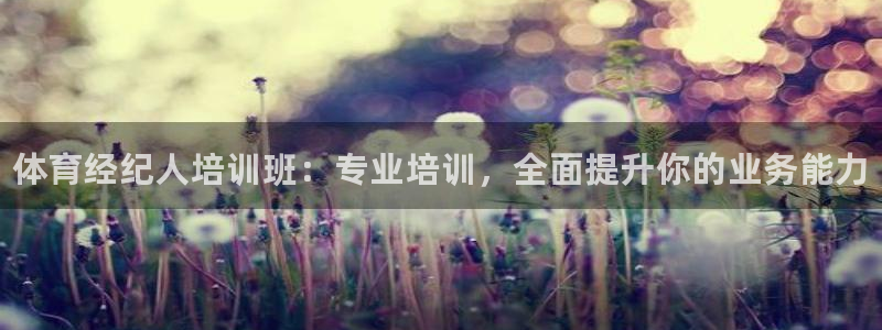 极悦娱乐会被骗吗知乎：体育经纪人培训班：专业培训，全